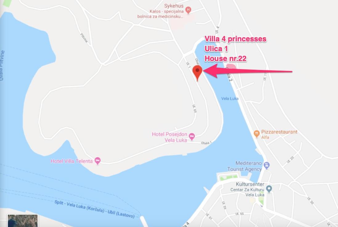 Villa 4 Princesses Vela Luka Exterior photo